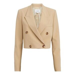 Nanushka Taupe Cropped Blazer